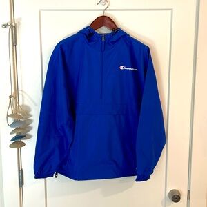Champion 1/2 Zip Pullover (Anorak) - Blue - XL